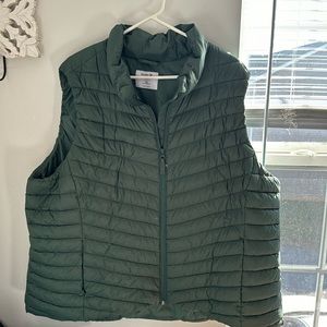 Green Puffer Vest